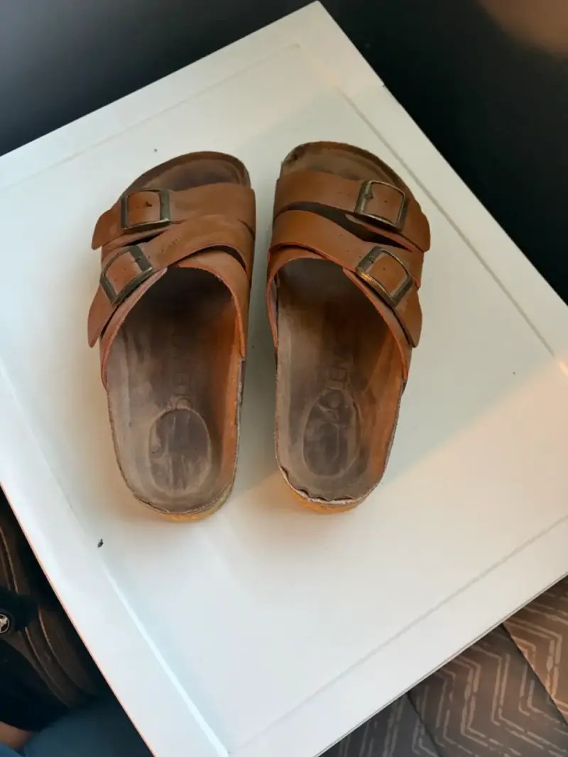 Sandalias plataforma marrón Polem Girl - 2