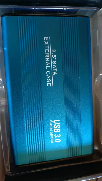 Carcasa externa 2.5" SATA USB 3.0 azul - miniatura 1