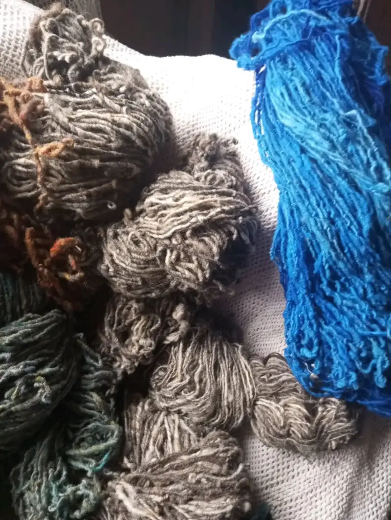 Lana de colores naturales para tejer - 2