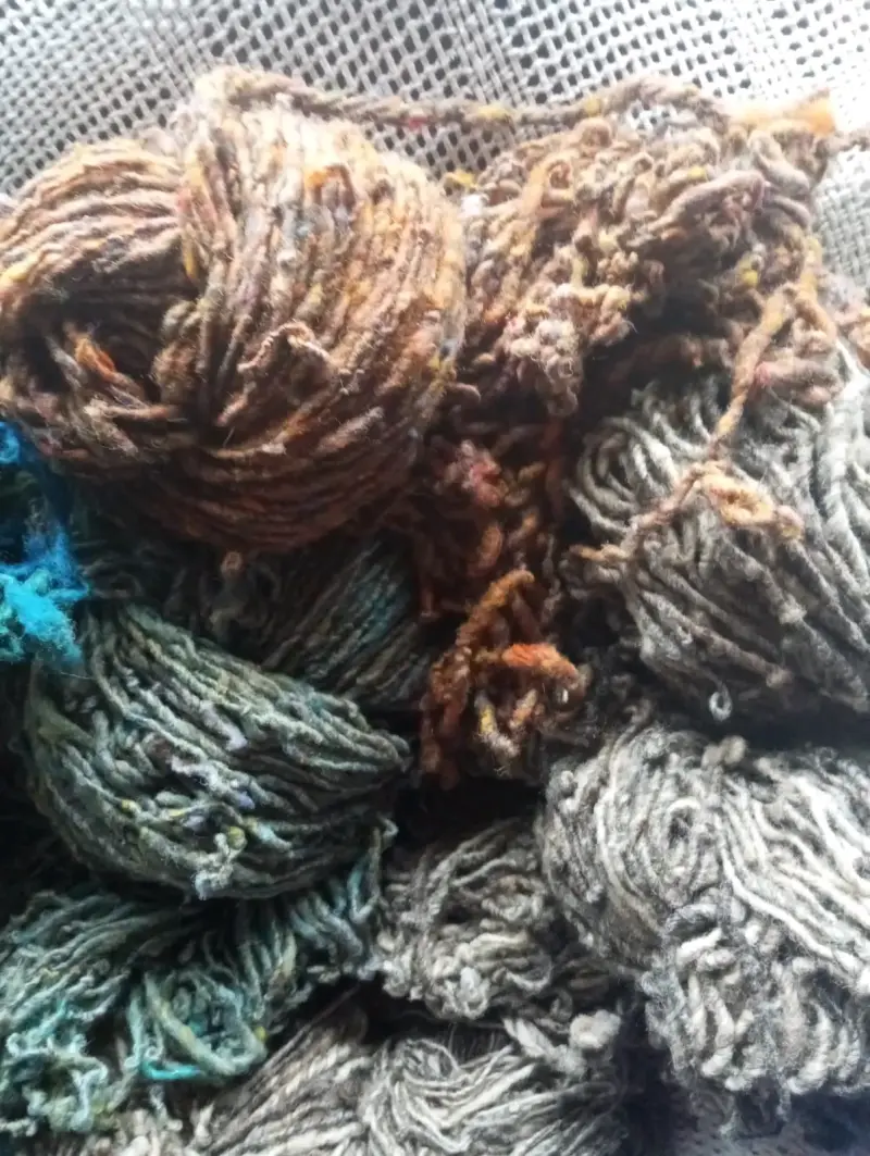 Lana de colores naturales para tejer - 3