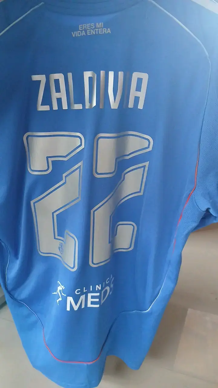 Camiseta oficial Universidad de Chile Adidas azul - 4