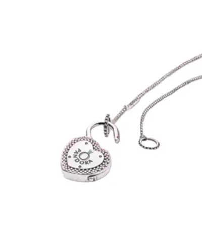 Collar Pandora con dije de corazón - miniatura 1