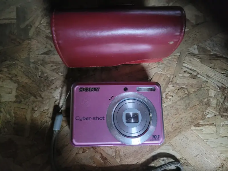 Cámara Sony Cyber-shot 10.1 MP rosa con estuche