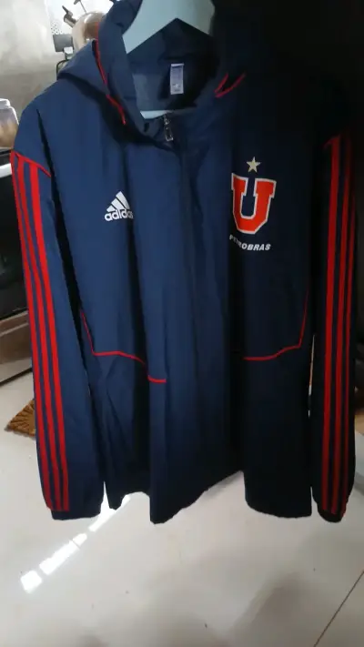 Chaqueta deportiva Adidas U de Chile azul - miniatura 1