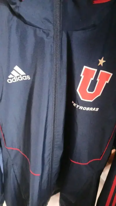 Chaqueta deportiva Adidas U de Chile azul - miniatura 3