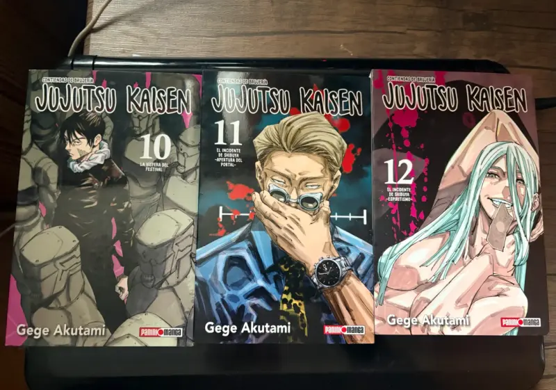 Colección manga Jujutsu Kaisen volúmenes 10-12