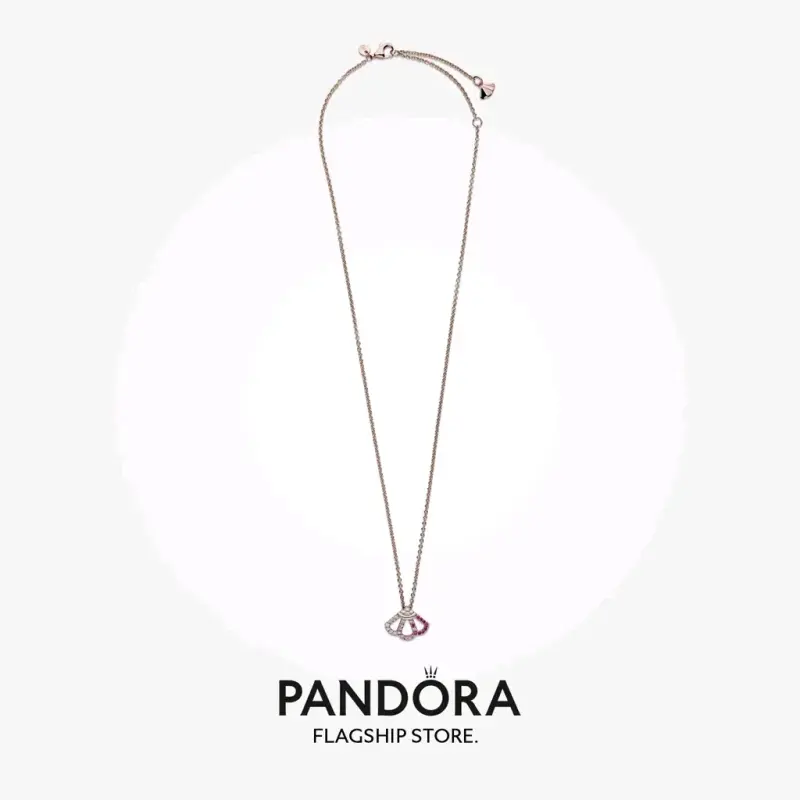 Collar Pandora con colgante de abanico - 2