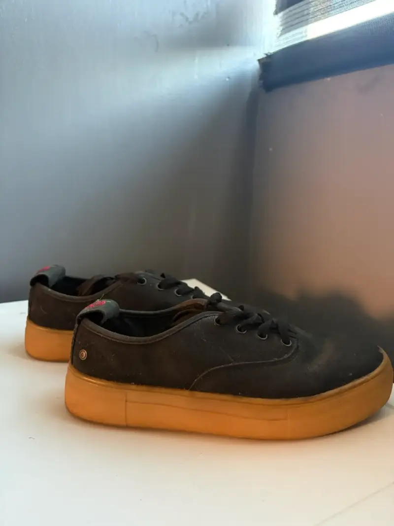 Zapatillas Bammers negras casuales con suela - 1