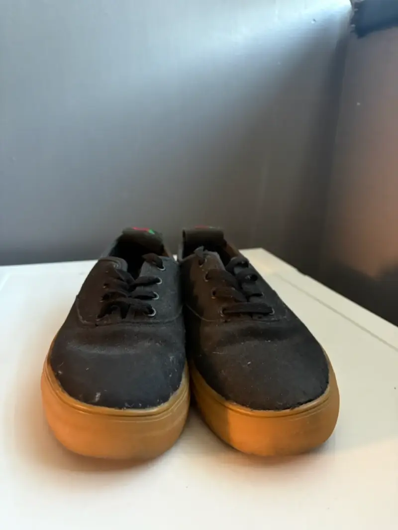 Zapatillas Bammers negras casuales con suela - 2