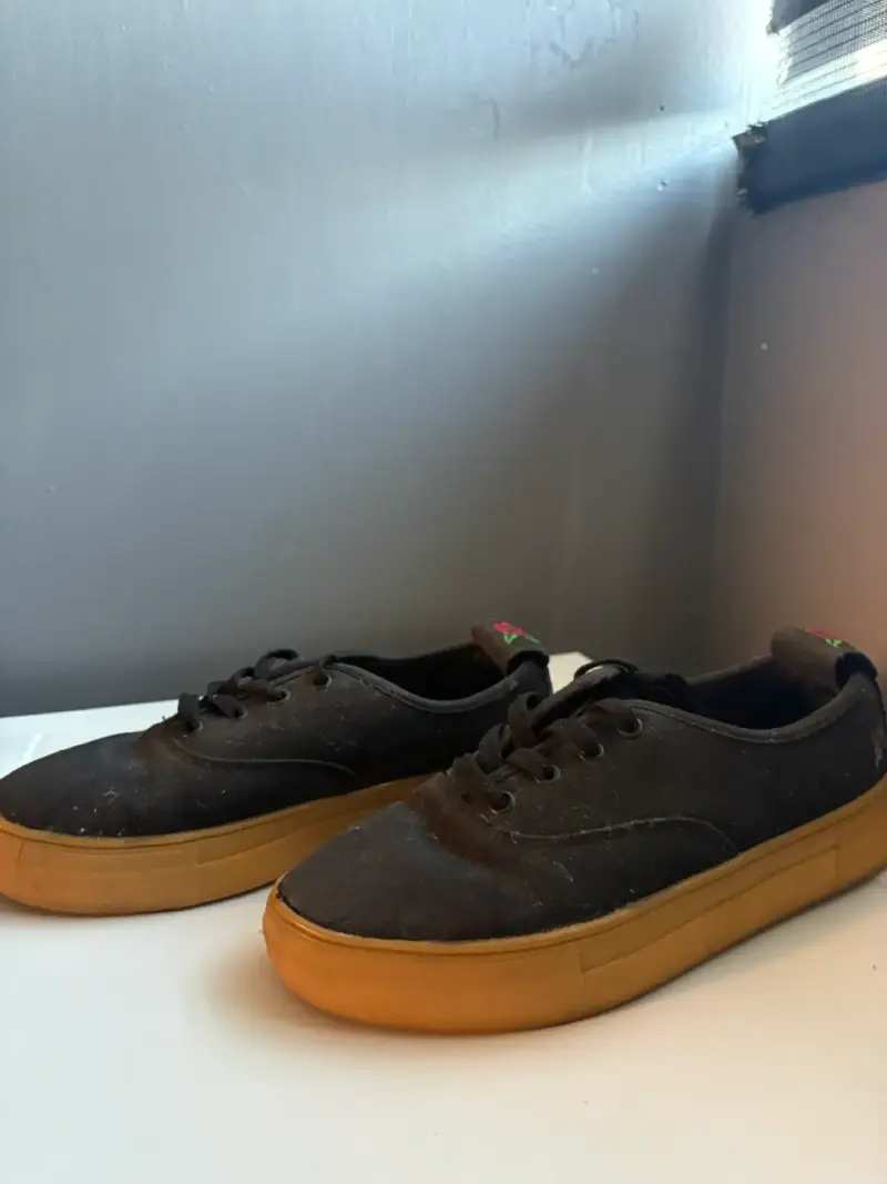Zapatillas Bammers negras casuales con suela - 3