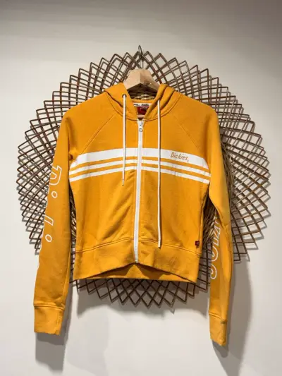 Polerón con capucha Dickies amarillo - miniatura 1