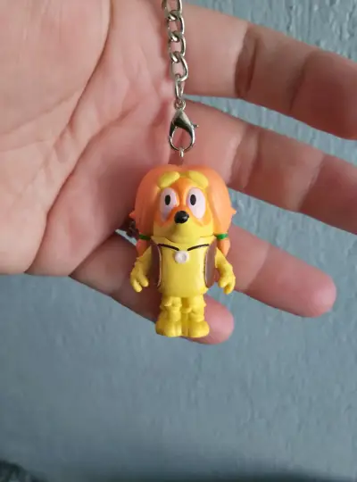 Llavero figura de personaje amarillo - miniatura 1