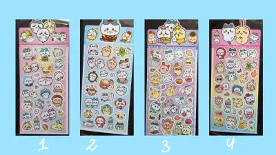 Laminas de stickers chiikawa - miniatura 1
