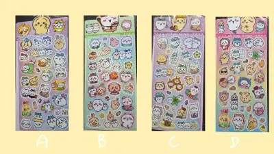 Laminas de stickers chiikawa - miniatura 6