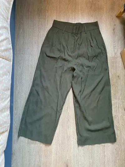 Pantalones verdes de vestir mujer - miniatura 2