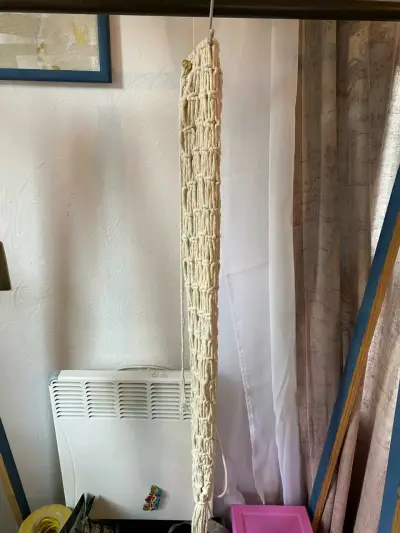 Colgador de macramé para yoga o pilates - miniatura 3