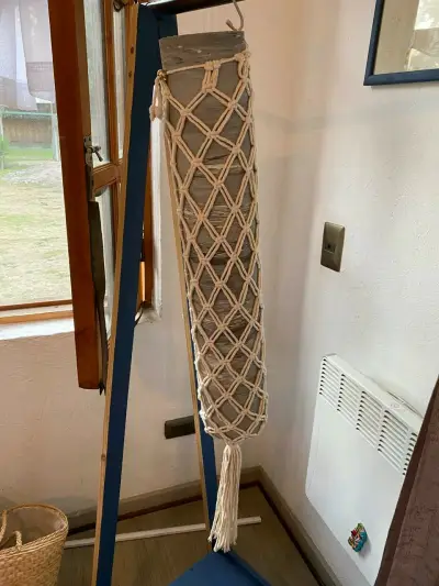 Colgador de macramé para yoga o pilates - miniatura 4
