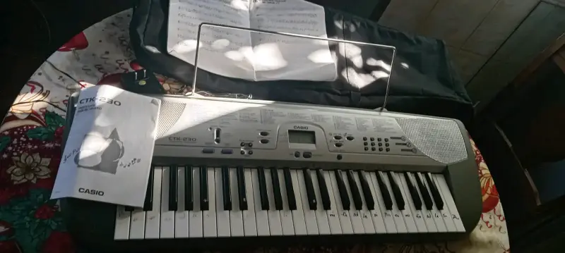 Teclado Casio CTK-230 con accesorios - 6