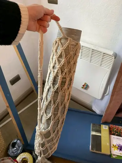 Bolso de yoga con cuerda de macramé - miniatura 1