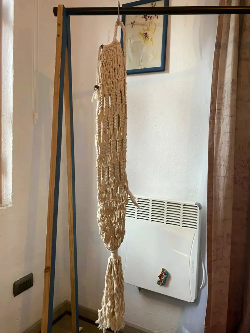 Bolso de yoga con cuerda de macramé - 5