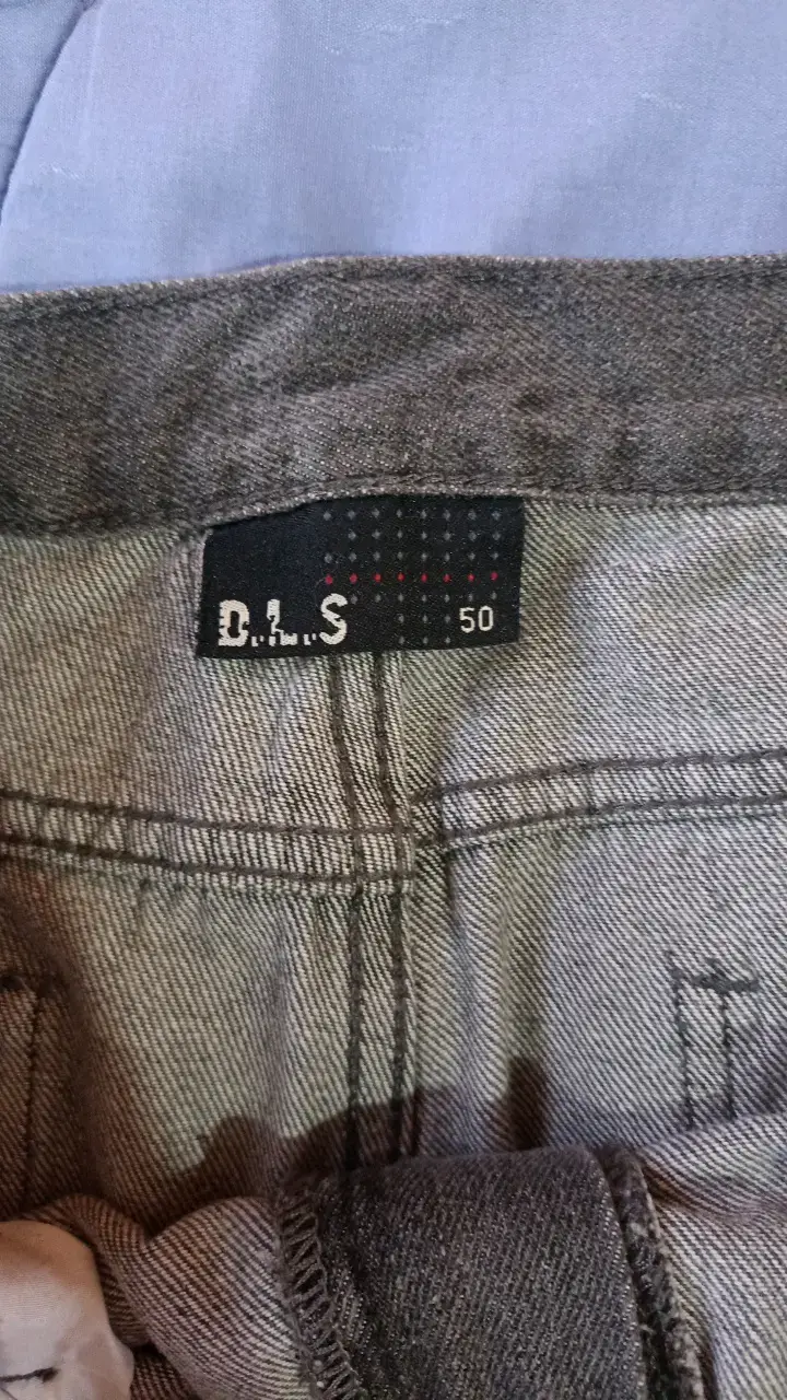 Jeans grises de mezclilla para hombre - 2