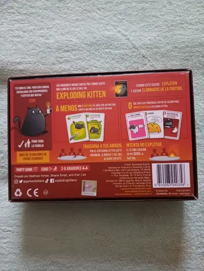Juego de cartas Exploding Kittens edición original - miniatura 2