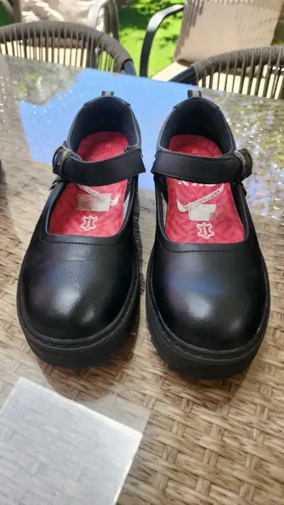 Zapatos escolares negros para niña Cky - miniatura 4