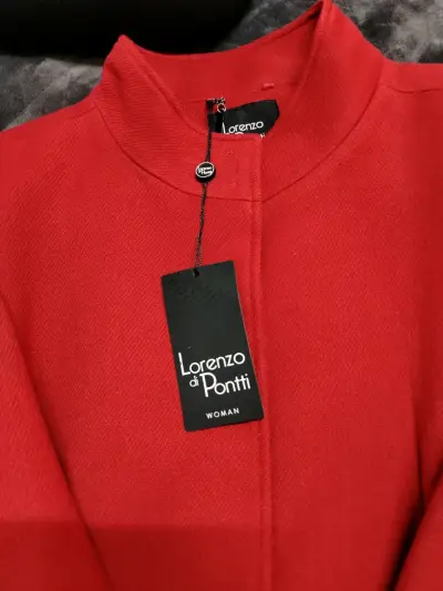 Chaqueta roja Lorenzo di Pontti para mujer - miniatura 1