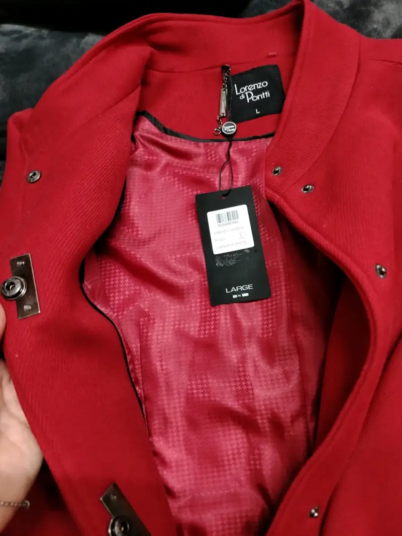 Chaqueta roja Lorenzo di Pontti para mujer - 4