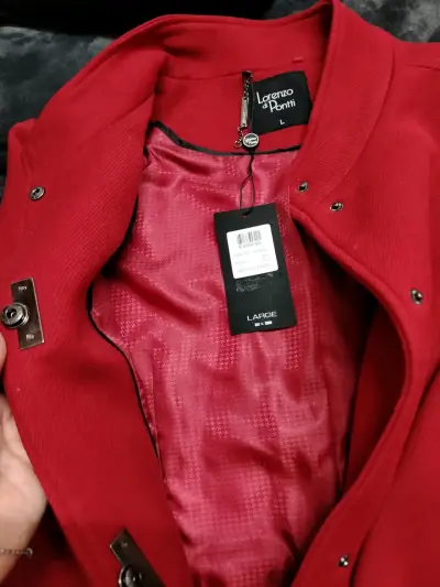 Chaqueta roja Lorenzo di Pontti para mujer - miniatura 4