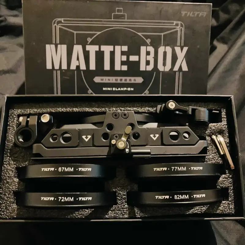 Matte Box Tilta Mini Clamp-On para cámaras - 1
