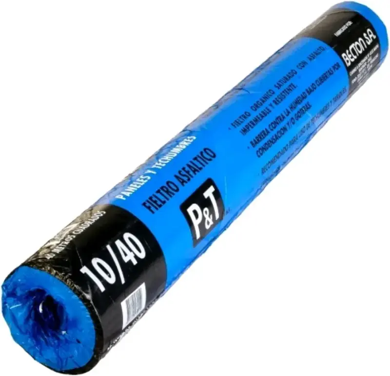 Rollo de fieltro asfáltico impermeable P&T
