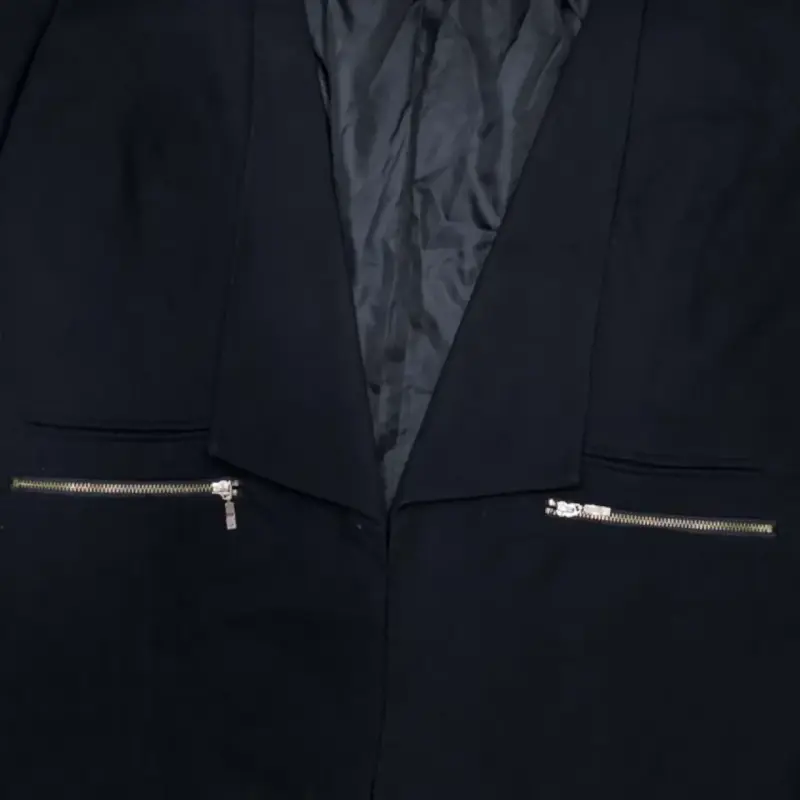 Blazer negro Ma Griffe con cierre - 3