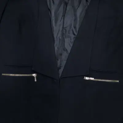 Blazer negro Ma Griffe con cierre - miniatura 3