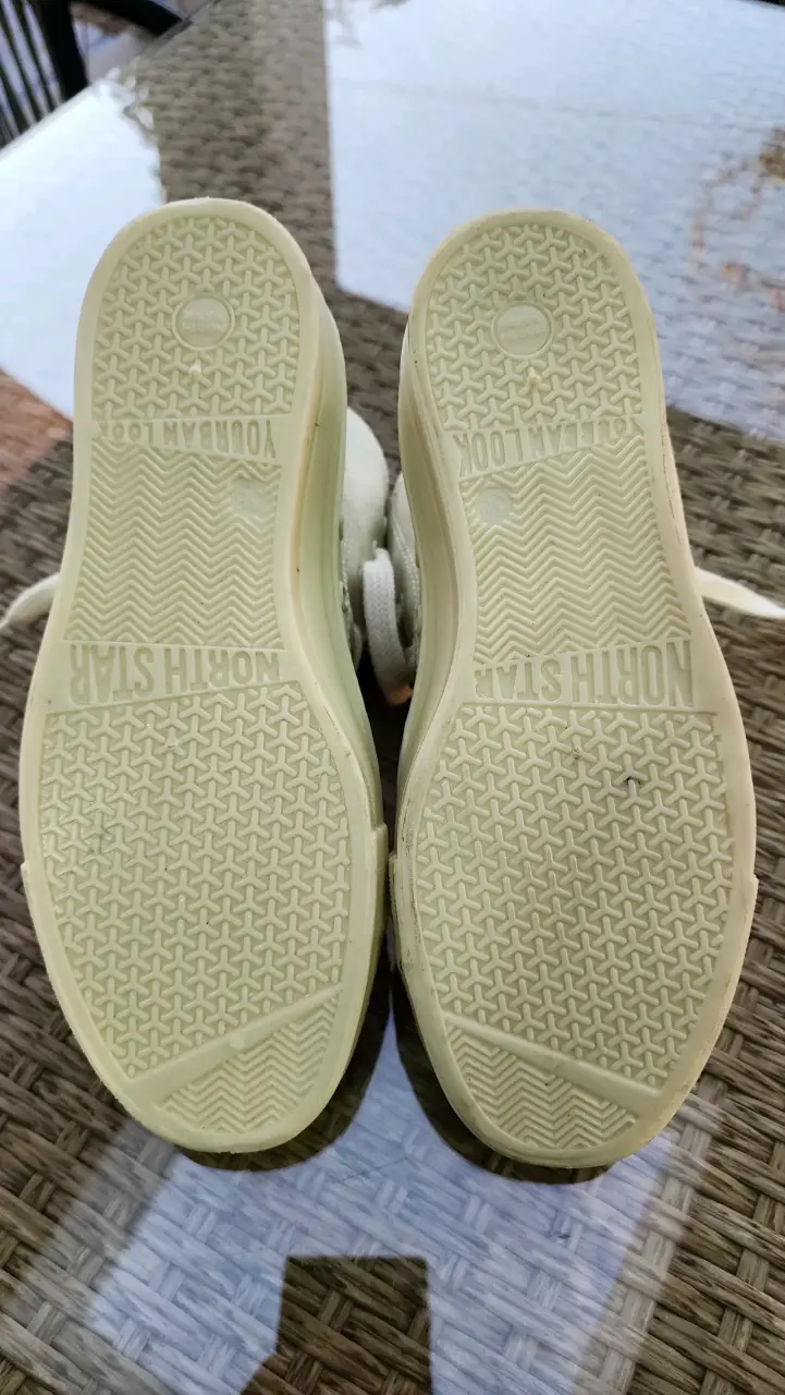 Zapatillas altas North Star beige claro - 4