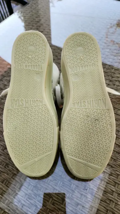 Zapatillas altas North Star beige claro - miniatura 4