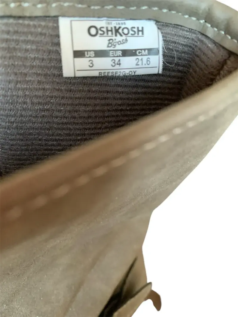 Botas Osh Kosh americanas talla 34 grises - 3