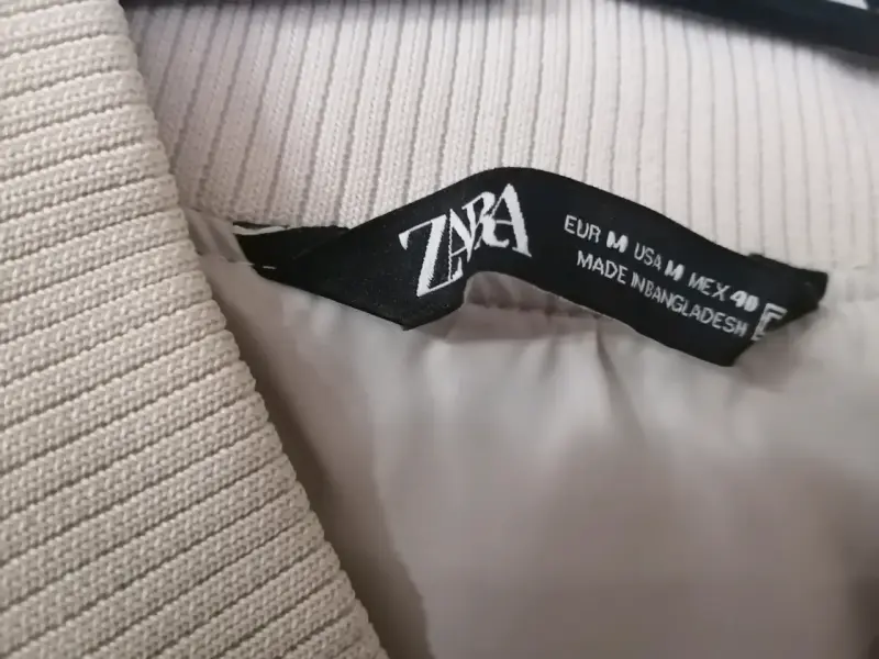 Chaqueta  bomber ZARA color beige para hombre - 2