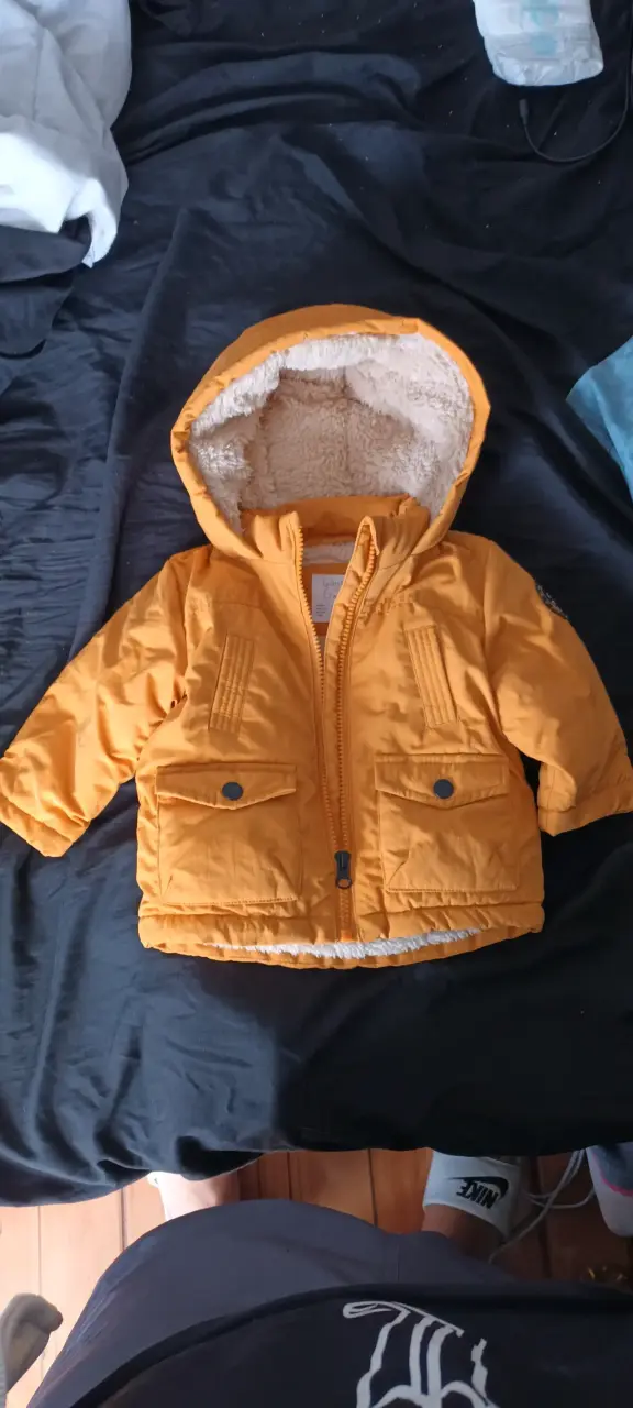 Chaqueta amarilla para niño Yampi 6 meses - 2