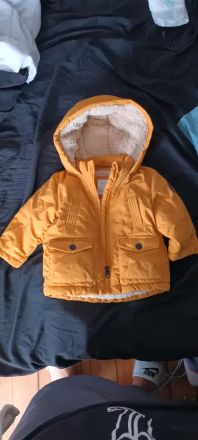 Chaqueta amarilla para niño Yampi 6 meses - miniatura 2