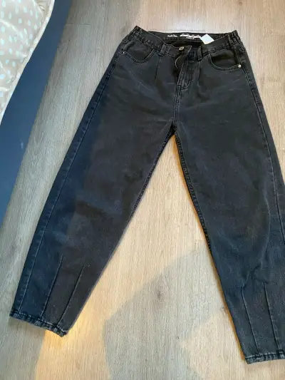 Jeans negros Sybilla de tiro alto - miniatura 1