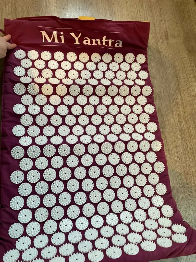 Cojín de yoga Mi Yantra color morado - 3