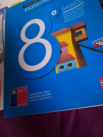 Libros escolares de matemáticas y inglés 8° básico - miniatura 4