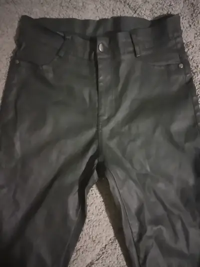 Pantalones a rayas blanco y negro elasticados - miniatura 5