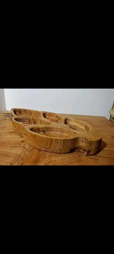 Tabla de picoteo de madera artesanal - miniatura 4