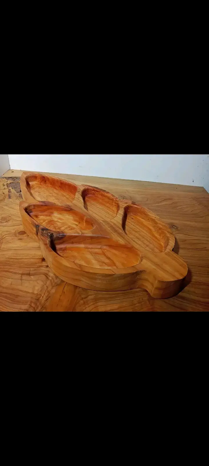 Tabla de picoteo de madera artesanal - 5