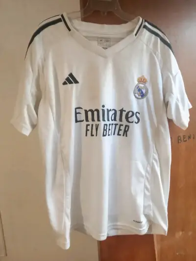 Camiseta Real Madrid Adidas blanca - miniatura 1