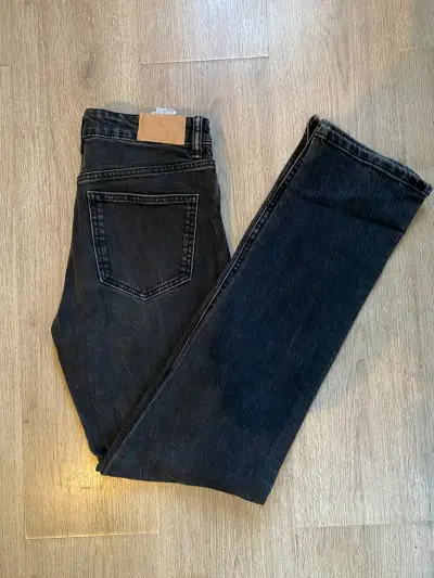 Jeans negros Zara de tiro alto - miniatura 5
