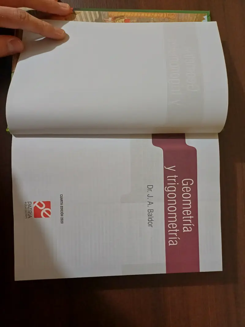 Libro Geometría y Trigonometría Baldor 4ª Edición - 5