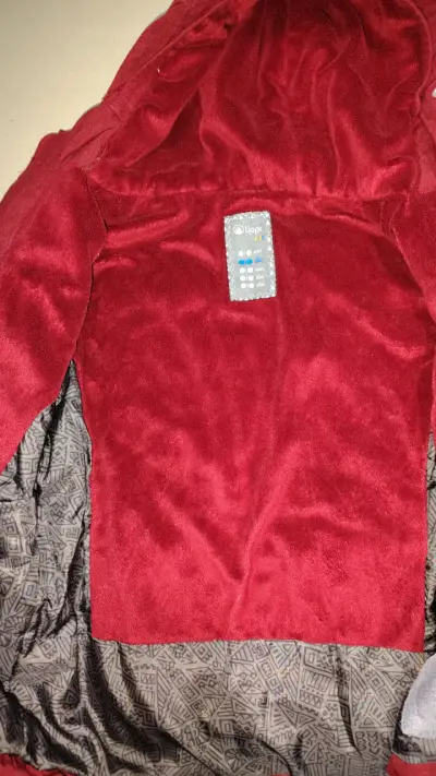 Chaqueta roja con capucha Lippi - miniatura 2